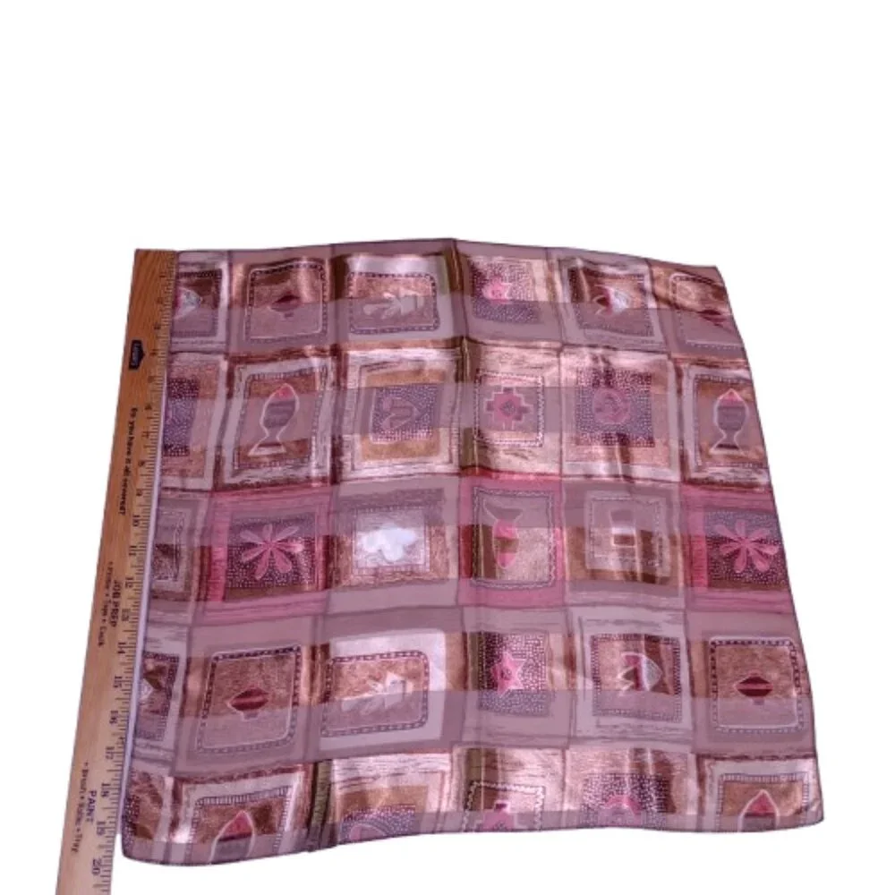 Fashion Scarf 20-inch square Silk-Feel Scarf From Korea